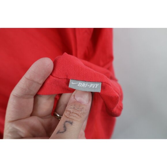 Vintage Y2K Nike Womens XL Travis Scott Center Swoosh Short Sleeve T-Shirt Pink - Picture 8 of 16